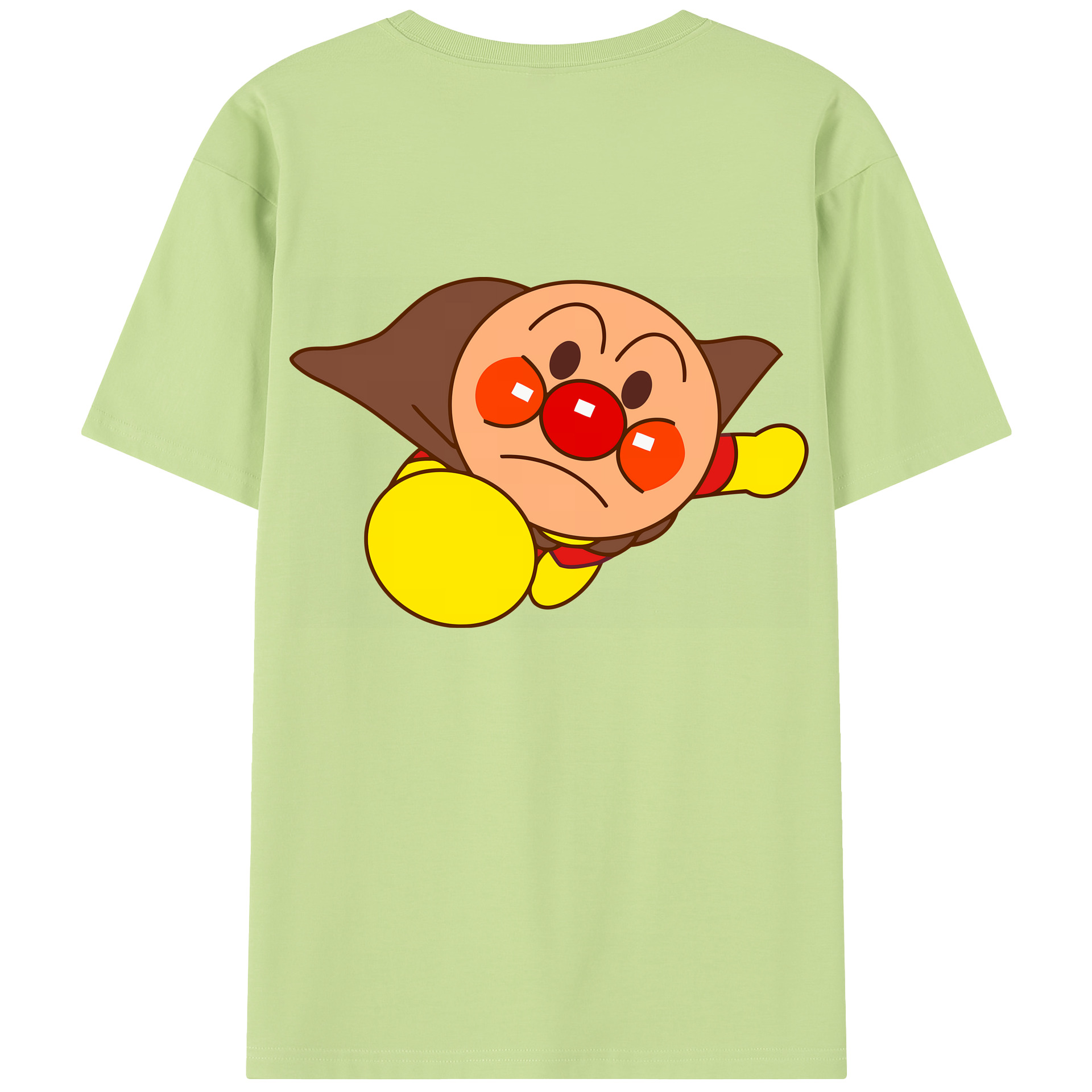 （画像用） アンパンマン Anpanman 綿100％半袖Tシャツ（背面プリント）